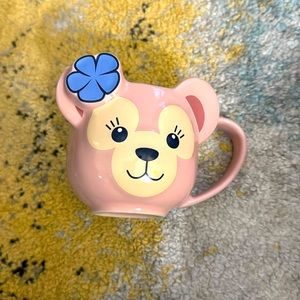 Aulani Hawaii Disney Duffy Shellie May pink ceramic mug